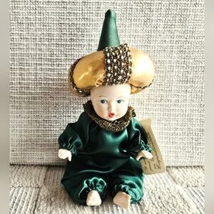 Carlo Comazzetto Porcelain Face Hand Feet Painted Venice Italy Triangle Doll